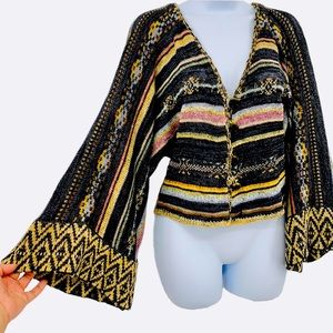 Free people Nopal Kaftan kimono sleeve Cardigan